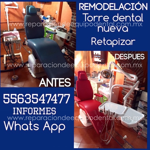 Equipo dental reparado